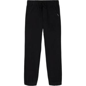 imageNautica Boys Pullon Stretch Twill Jogger Pant Drawstring ClosureTrue Black