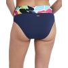 imageNautica Womens Tummy Control Bikini Bottom  Swim Brief QuickDry Fabric UPF Sun ProtectionLime Multi