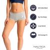 imageNautica Womens Cotton Boyshort Underwear Set 5PackMd Heather GreyEndless DuskOndine BlushSlate RoseNt Flag