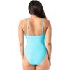 imageNautica Womens OnePiece Swimsuit  Slimming Tummy Control Bathing Suit QuickDry Fabric Bikini SwimsuitAqua