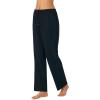 imageNautica Womens Pajama Pants  Lightweight Wide Leg Lounge Pants  Cotton Knit Jersey  Sleepwear Loungewear PJs for WomenBlack
