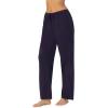 imageNautica Womens Pajama Pants  Lightweight Wide Leg Lounge Pants  Cotton Knit Jersey  Sleepwear Loungewear PJs for WomenEggplant