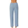 imageNautica Womens Pajama Pants  Lightweight Wide Leg Lounge Pants  Cotton Knit Jersey  Sleepwear Loungewear PJs for WomenHeather Blue