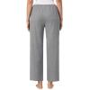 imageNautica Womens Pajama Pants  Lightweight Wide Leg Lounge Pants  Cotton Knit Jersey  Sleepwear Loungewear PJs for WomenHeather Grey