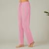 imageNautica Womens Pajama Pants  Lightweight Wide Leg Lounge Pants  Cotton Knit Jersey  Sleepwear Loungewear PJs for WomenHeather Pink