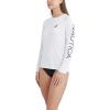 imageNautica Womens Standard Rashguard  QuickDry UPF Protection Swim Shirt Pool Beach Hiking Yoga VolleyballCrisp White