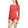 imageNautica Womens Standard Rashguard  QuickDry UPF Protection Swim Shirt Pool Beach Hiking Yoga VolleyballOrange