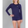 imageNautica Womens Standard Rashguard  QuickDry UPF Protection Swim Shirt Pool Beach Hiking Yoga VolleyballSolid Deep Sea