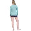 imageNautica Womens Standard Rashguard  QuickDry UPF Protection Swim Shirt Pool Beach Hiking Yoga VolleyballSolid Green