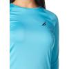 imageNautica Womens Standard Rashguard  QuickDry UPF Protection Swim Shirt Pool Beach Hiking Yoga VolleyballTeal