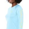 imageNautica Womens Standard Rashguard  QuickDry UPF Protection Swim Shirt Pool Beach Hiking Yoga VolleyballTeal