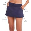 imageNautica Womens Standard Skirt  QuickDry Swim Tummy Control Skort Pockets Volley ShortsDeep Sea Navy