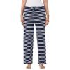 imageNautica Womens Pajama Pants  Lightweight Wide Leg Lounge Pants  Cotton Knit Jersey  Sleepwear Loungewear PJs for WomenNavy Stripe