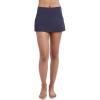 imageNautica Womens Standard Skirt  QuickDry Swim Tummy Control Skort Pockets Volley ShortsDeep Sea Navy