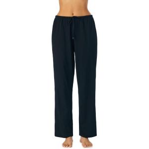 imageNautica Womens Pajama Pants  Lightweight Wide Leg Lounge Pants  Cotton Knit Jersey  Sleepwear Loungewear PJs for WomenBlack