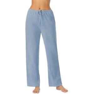 imageNautica Womens Pajama Pants  Lightweight Wide Leg Lounge Pants  Cotton Knit Jersey  Sleepwear Loungewear PJs for WomenHeather Blue