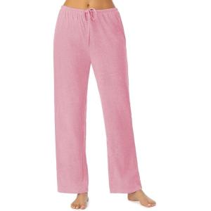 imageNautica Womens Pajama Pants  Lightweight Wide Leg Lounge Pants  Cotton Knit Jersey  Sleepwear Loungewear PJs for WomenHeather Pink