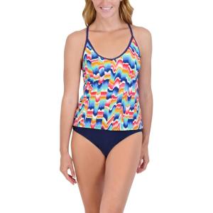 imageNautica Womens Tankini Swimsuit Top QuickDry UPF Swim Beach Pool ampamp Resort WearMotley