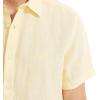 imageNautica Mens Sustainably Crafted Linen ShortSleeve ShirtNavy Seas