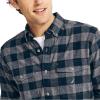imageNautica Mens Sustainably Crafted Plaid Flannel ShirtGrey Heather