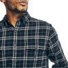 imageNautica Mens Sustainably Crafted Plaid Flannel ShirtTrue Black