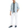 imageNautica Mens Sustainably Crafted Plaid ShirtBright White1