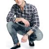 imageNautica Mens Sustainably Crafted Plaid ShirtGriffin Grey
