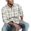 imageNautica Mens Sustainably Crafted Plaid ShirtOatmeal