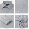imageNautica Slim Fit Mens Dress Shirts Long Sleeve Performance Polyester Blend Fabric Wrinkle Free 4Way StretchBlack Check