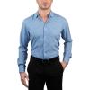 imageNautica Slim Fit Mens Dress Shirts Long Sleeve Performance Polyester Blend Fabric Wrinkle Free 4Way StretchClassic Blue Plaid