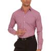 imageNautica Slim Fit Mens Dress Shirts Long Sleeve Performance Polyester Blend Fabric Wrinkle Free 4Way StretchMulti Microcheck