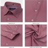 imageNautica Slim Fit Mens Dress Shirts Long Sleeve Performance Polyester Blend Fabric Wrinkle Free 4Way StretchMulti Microcheck