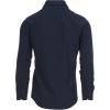imageNautica Slim Fit Mens Dress Shirts Long Sleeve Performance Polyester Blend Fabric Wrinkle Free 4Way StretchNavy Solid