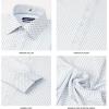imageNautica Slim Fit Mens Dress Shirts Long Sleeve Performance Polyester Blend Fabric Wrinkle Free 4Way StretchWhite  Blue Anchor