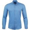 imageNautica Slim Fit Mens Dress Shirts Long Sleeve Performance Polyester Blend Fabric Wrinkle Free 4Way StretchClassic Blue Plaid