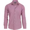 imageNautica Slim Fit Mens Dress Shirts Long Sleeve Performance Polyester Blend Fabric Wrinkle Free 4Way StretchMulti Microcheck