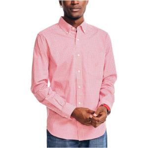 imageNautica Mens Gingham ShirtDreamy Coral