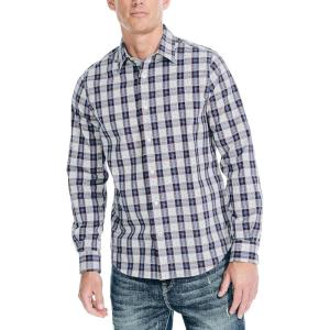 imageNautica Mens Navtech Plaid ShirtHigh Rise