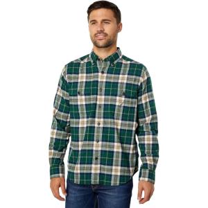 imageNautica Mens Sustainably Crafted Plaid Flannel ShirtTidal Green