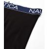 imageNautica Mens Cotton Stretch 4 Pack Boxer BriefsBlack