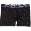 imageNautica Mens Cotton Stretch 4 Pack Boxer BriefsBlackTawny PortSpruce BlackAnchor Print