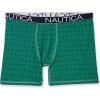 imageNautica Mens Cotton Stretch 4 Pack Boxer BriefsBlackTawny PortSpruce BlackAnchor Print