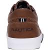 imageNautica Kids Boys LaceUp Fashion Sneakers LowTop Dress Shoes for Youth  Big KidLittle KidTanchestnut