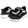 imageNautica Kids Fashion Sneaker Athletic Running Shoe with One Strap Boys  GirlsToddlerLittle KidBlack Whitemorris