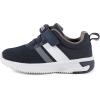 imageNautica Kids Fashion Sneaker Athletic Running Shoe with One Strap Boys  GirlsToddlerLittle KidNavy Greybreck