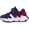 imageNautica Kids Fashion Sneaker Athletic Running Shoe with One Strap Boys  GirlsToddlerLittle KidNavy Redmanalapin
