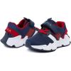 imageNautica Kids Fashion Sneaker Athletic Running Shoe with One Strap Boys  GirlsToddlerLittle KidNavy Redmanalapin