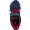 imageNautica Kids Fashion Sneaker Athletic Running Shoe with One Strap Boys  GirlsToddlerLittle KidNavy Redmanalapin