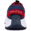 imageNautica Kids Fashion Sneaker Athletic Running Shoe with One Strap Boys  GirlsToddlerLittle KidNavy Redmanalapin