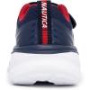 imageNautica Kids Fashion Sneaker Athletic Running Shoe with One Strap Boys  GirlsToddlerLittle KidNavy Redmorris